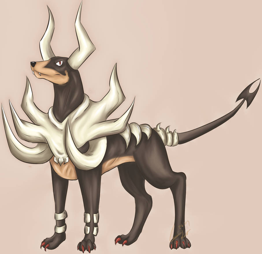 Mega Houndoom by LeniwyKott on DeviantArt