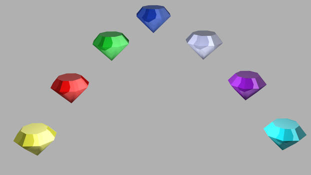MMD Sonic X Chaos Emeralds