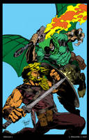 hercules 2 cover art by knockmesilly flats by FlattSquat
