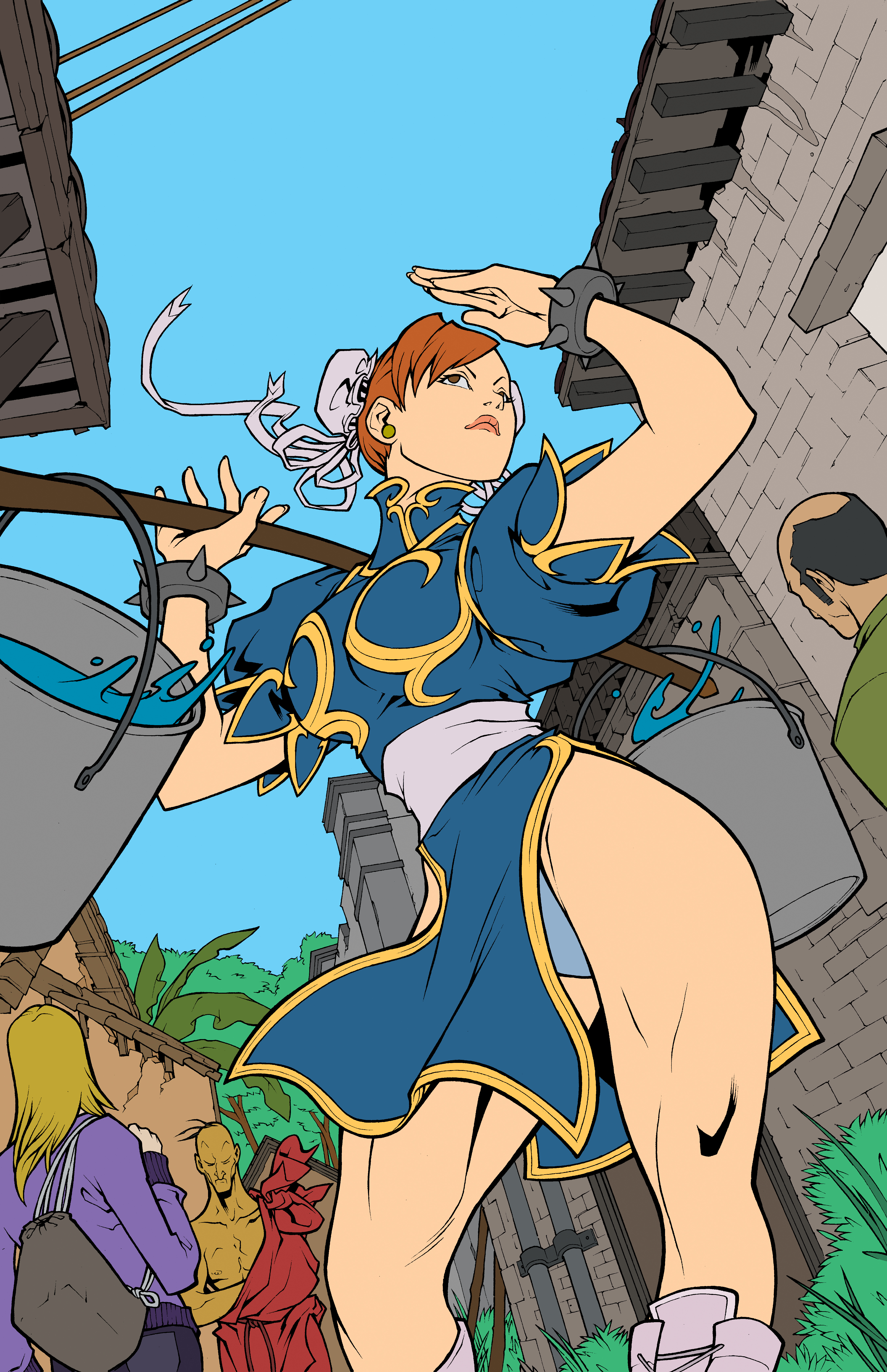 ChunLi Ink flats