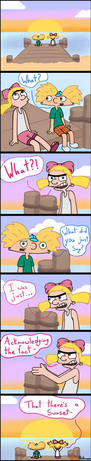 Hey Arnold Comic - Because Sunset - Page 1