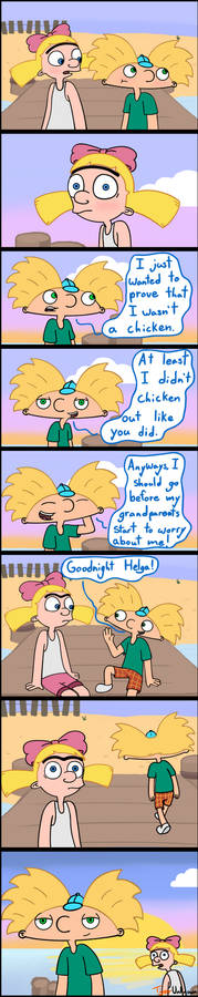 Hey Arnold Comic -Because Sunset - Page 9 - End