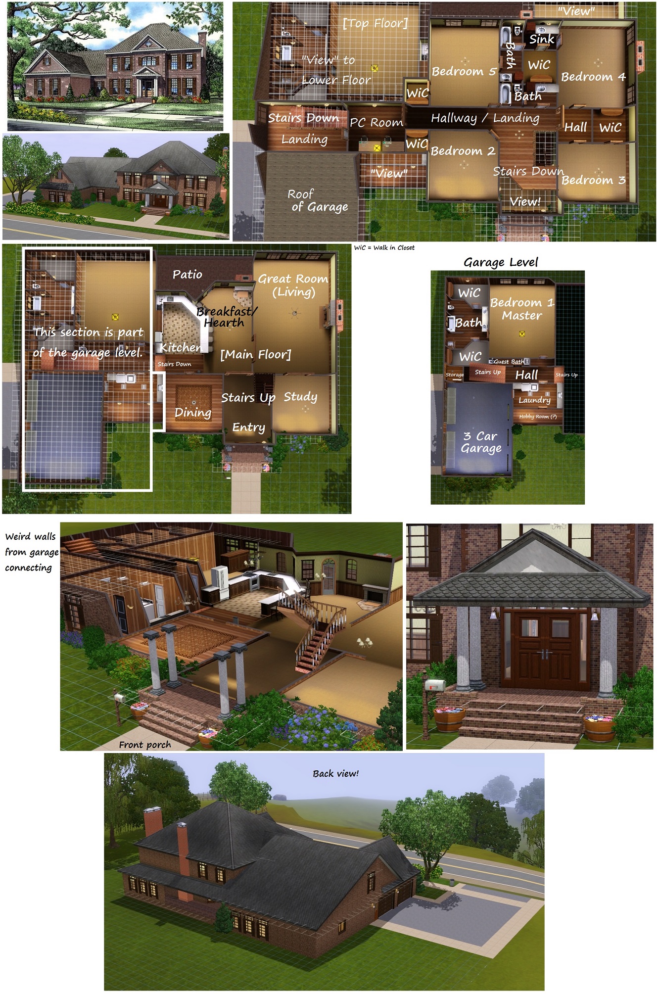 Sims 3 - Plantation House 82126 - Unfurnished