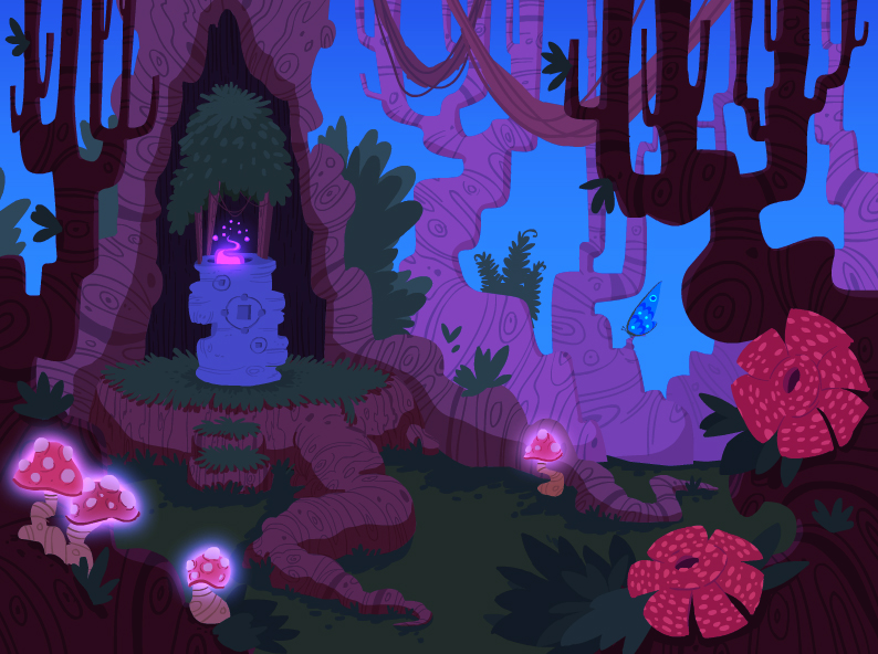 Enchanted Interactive Forest