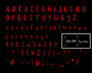 NEARLY_Ruby Gloom Fonts_