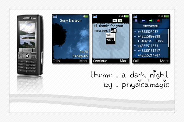 A Dark Night - Mobile Phone by PhysicalMagic