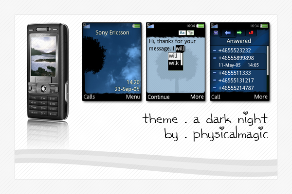 A Dark Night - Mobile Phone