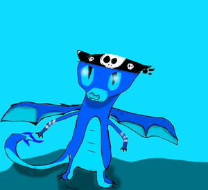 Blue chibi Dragon