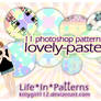 Photoshop patterns set LovelyPastel