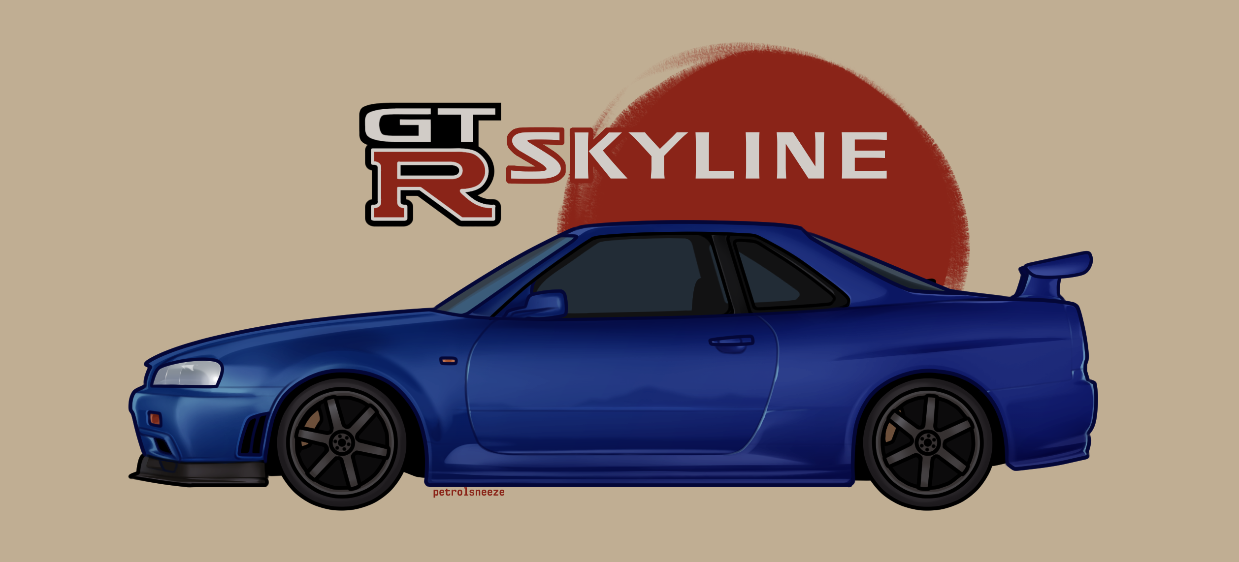 Nissan Skyline GTR R34 by JulieMarilyn on DeviantArt