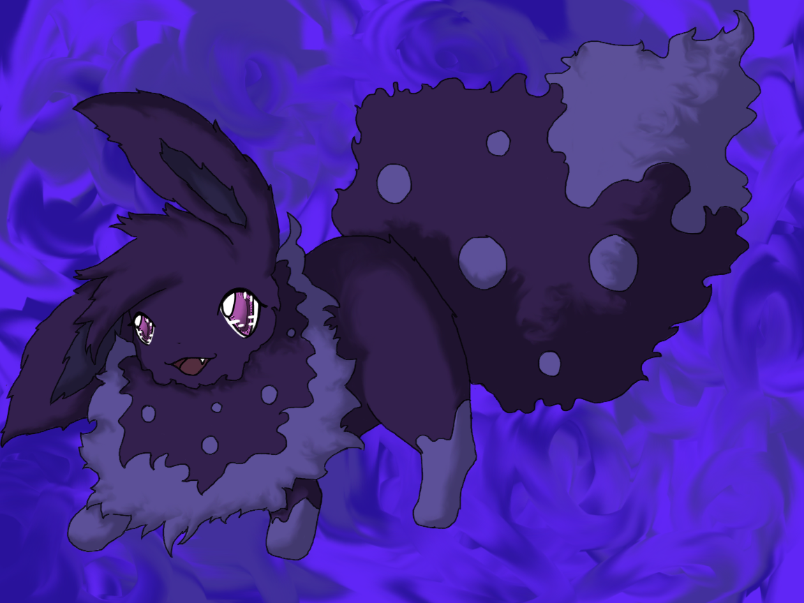 Midnight the Eevee by FluffballChikorita on DeviantArt
