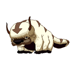 Appa Pixel Animated By Nappah On Deviantart Has a pixel art interface.