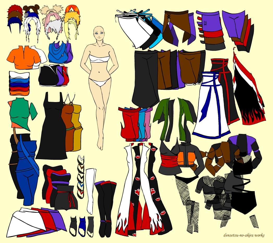 Summer Naruto dressup game by densetsunoakira on DeviantArt