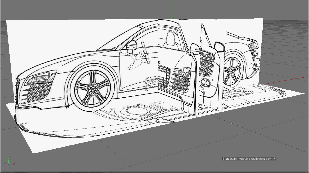 BluePrints of Audi R8