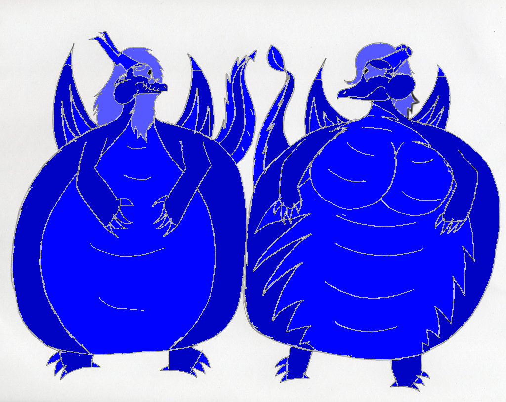 Father Time and Mother Nature Blueberry Inflation by ParasideDragon on ...