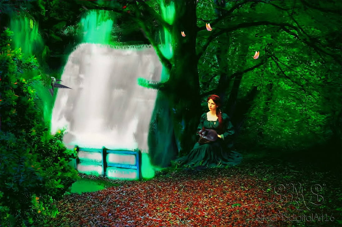 Sitting in the forest Animation by SilviaMS on DeviantArt