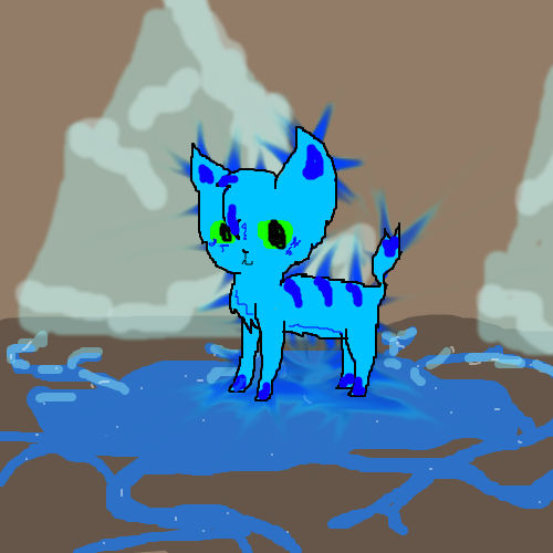 Icecat Deviantart Ice/Water Cat by DragonLucario on DeviantArt