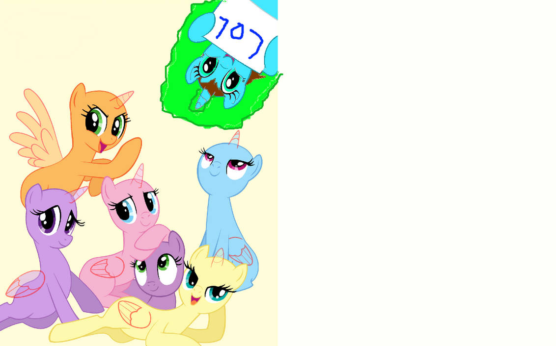 MLP Mane Seven Collab OPEN by DiscordDashiez on DeviantArt