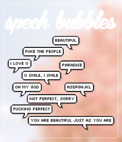 Spech bubbles |PACK|