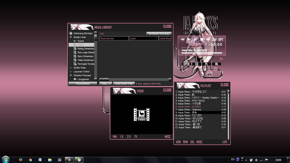 Winamp Skin Tutorial Deviantart Winamp Skin : Vocaloid IA by Kiiroineko92 on DeviantArt