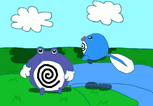 Poliwag and poliwhirl