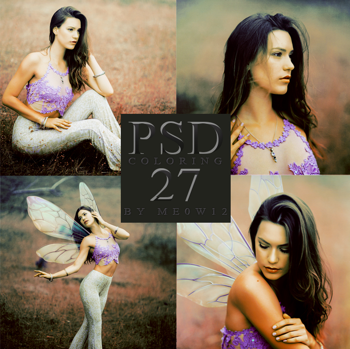 PSD coloring 27 Fairy Tale