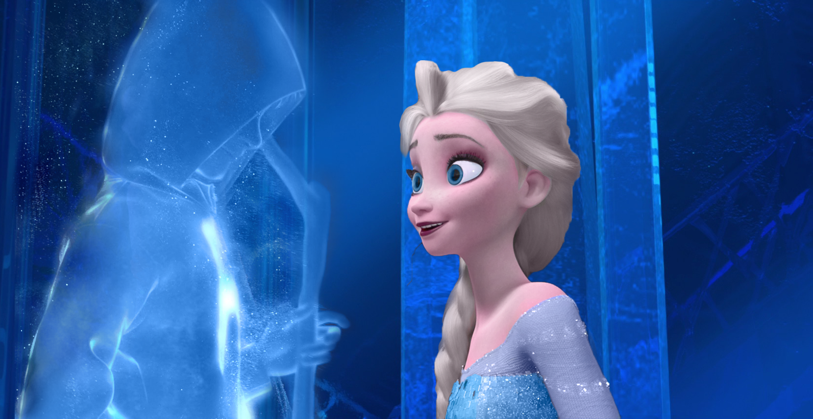 Elsa see's Jack by jackandelsa1 on DeviantArt