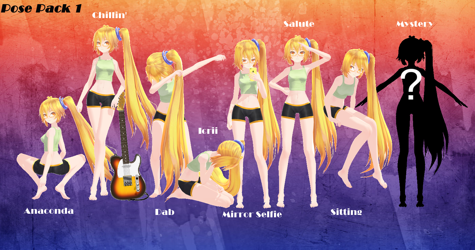 Pose Pack 1 by SaltyyNaCl on DeviantArt