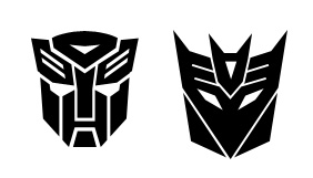 Autobot and Decepticon Shapes