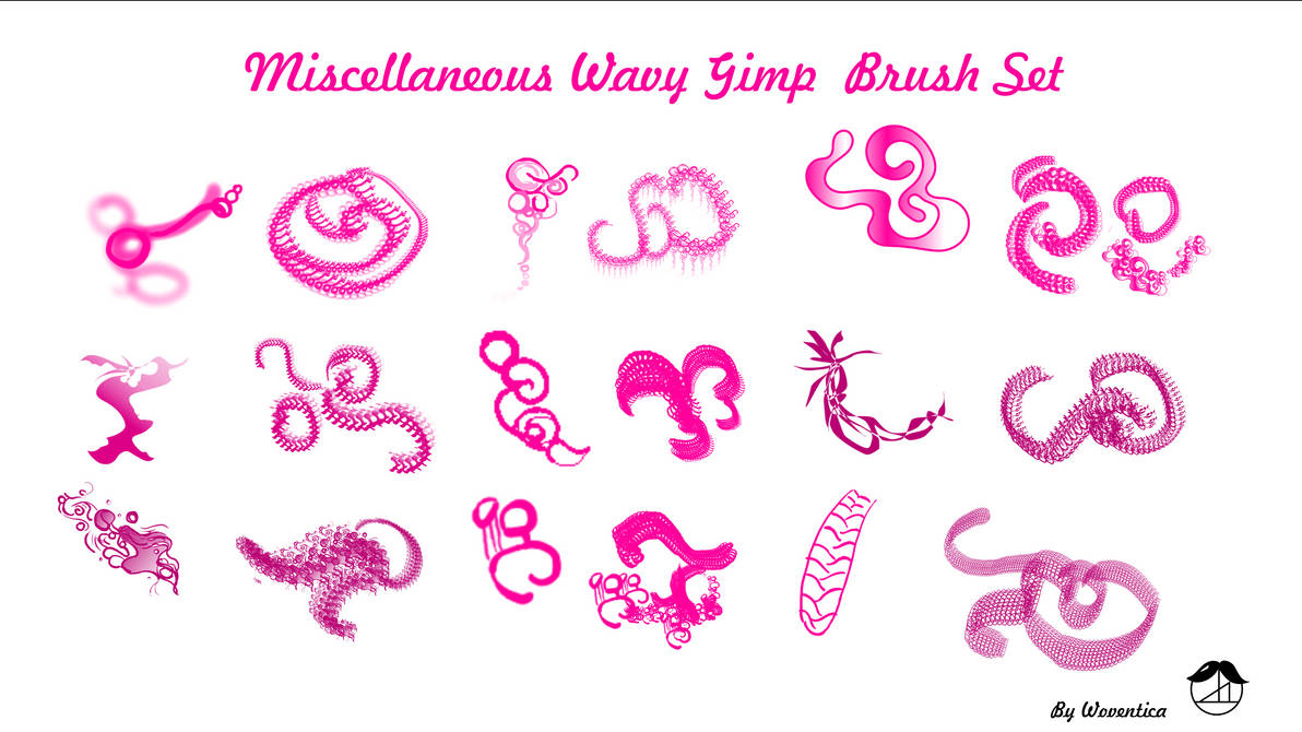 Miscellaneous Wavy Gimp Brush set by Woventrica on DeviantArt