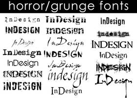 Horror-Grunge Fonts