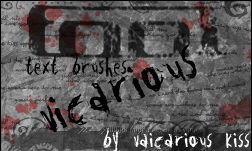 :Vicarious Text Brushes 4 PS: