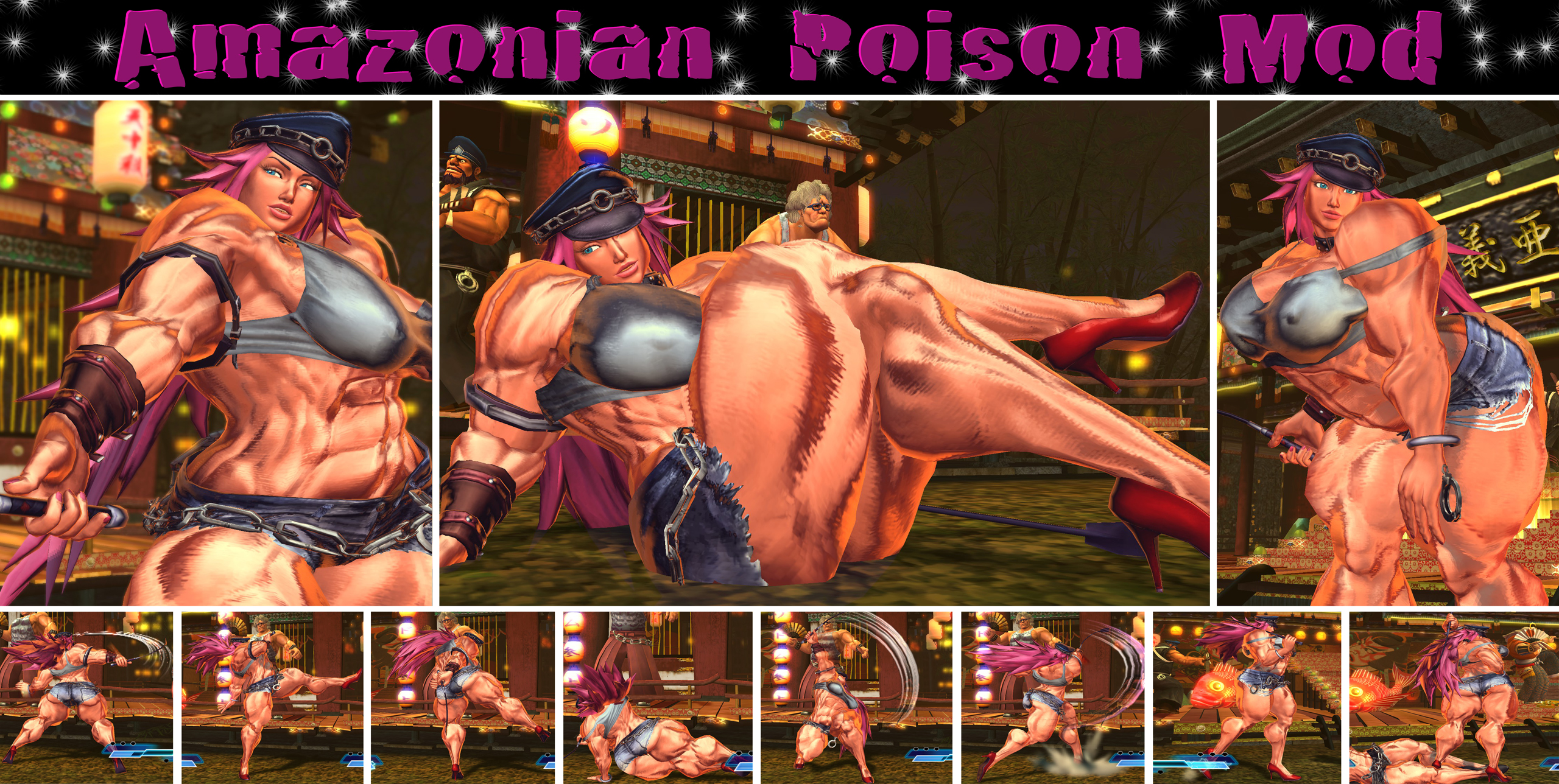 Amazonian Poison Muscle Mod + Pinup Gallery