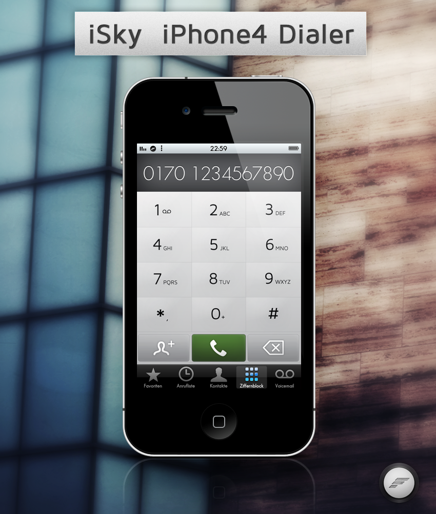 Isky Iphone4 Dialer By Flostyler0408 On Deviantart