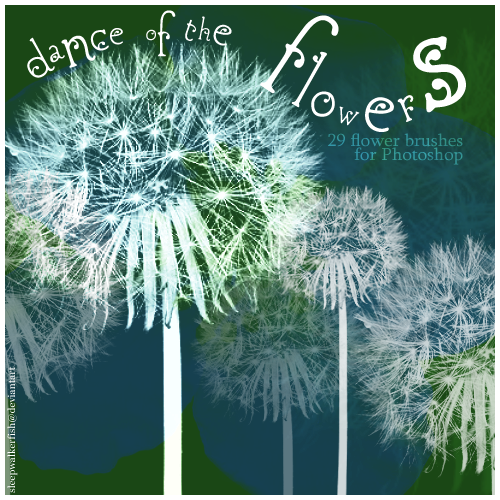 Dance of the flowers - brushes
