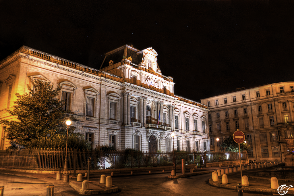 Montpellier by night