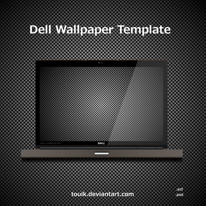 Dell Wallpaper Template By Autormali On Deviantart