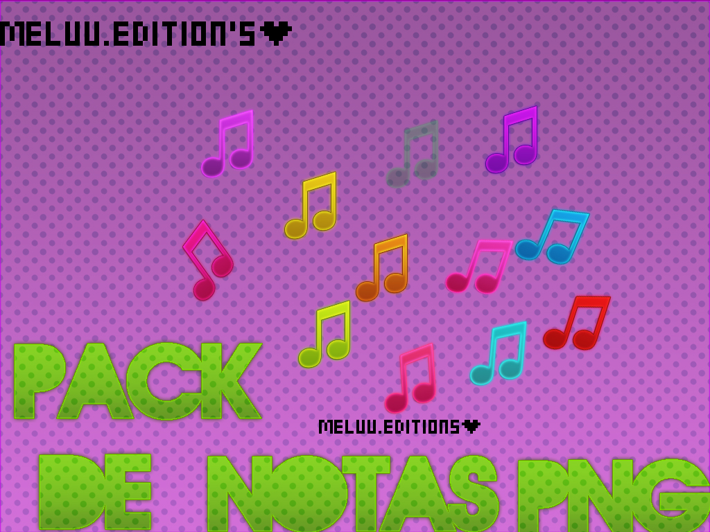 Notas Musicales Png by MeluuEditions on DeviantArt