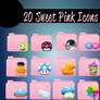 20 Sweet Pink Icons