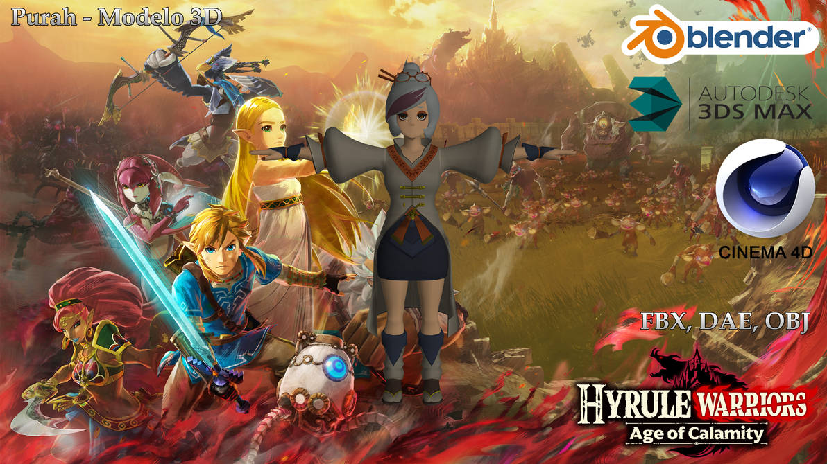 Purah - Hyrule Warriors Age Of Calamity (DAE,FBX) by HiGuys920 on DeviantArt