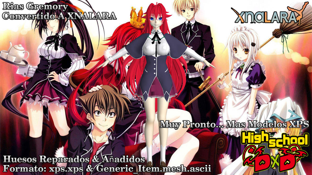 High School DxD - Rias Gremory (XPS) by HiGuys920 on DeviantArt