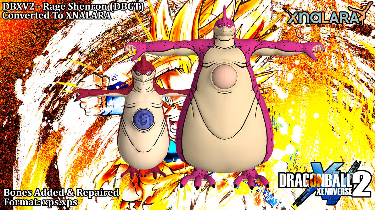 DBXV2 - Rage Shenron (DBGT) XPS by HiGuys920 on DeviantArt