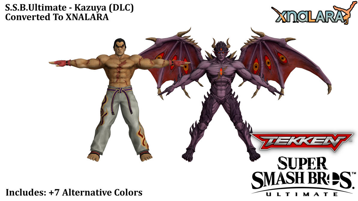 Full Kazuya 3D model from the main menu (zoom out by @FransBouma) : r/Tekken