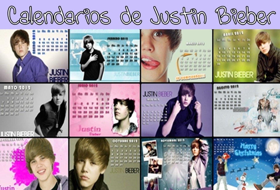 Calendarios De Justin Bieber By Maaryeditions On Deviantart