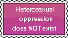 Stamp: Heteros aren't oppressed