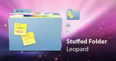 Stuffed Folder - Leopard