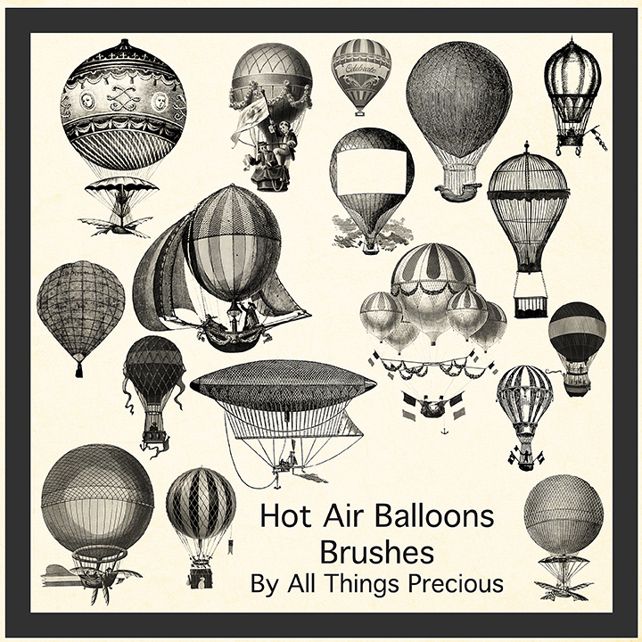 Hot Air Balloon Brushes