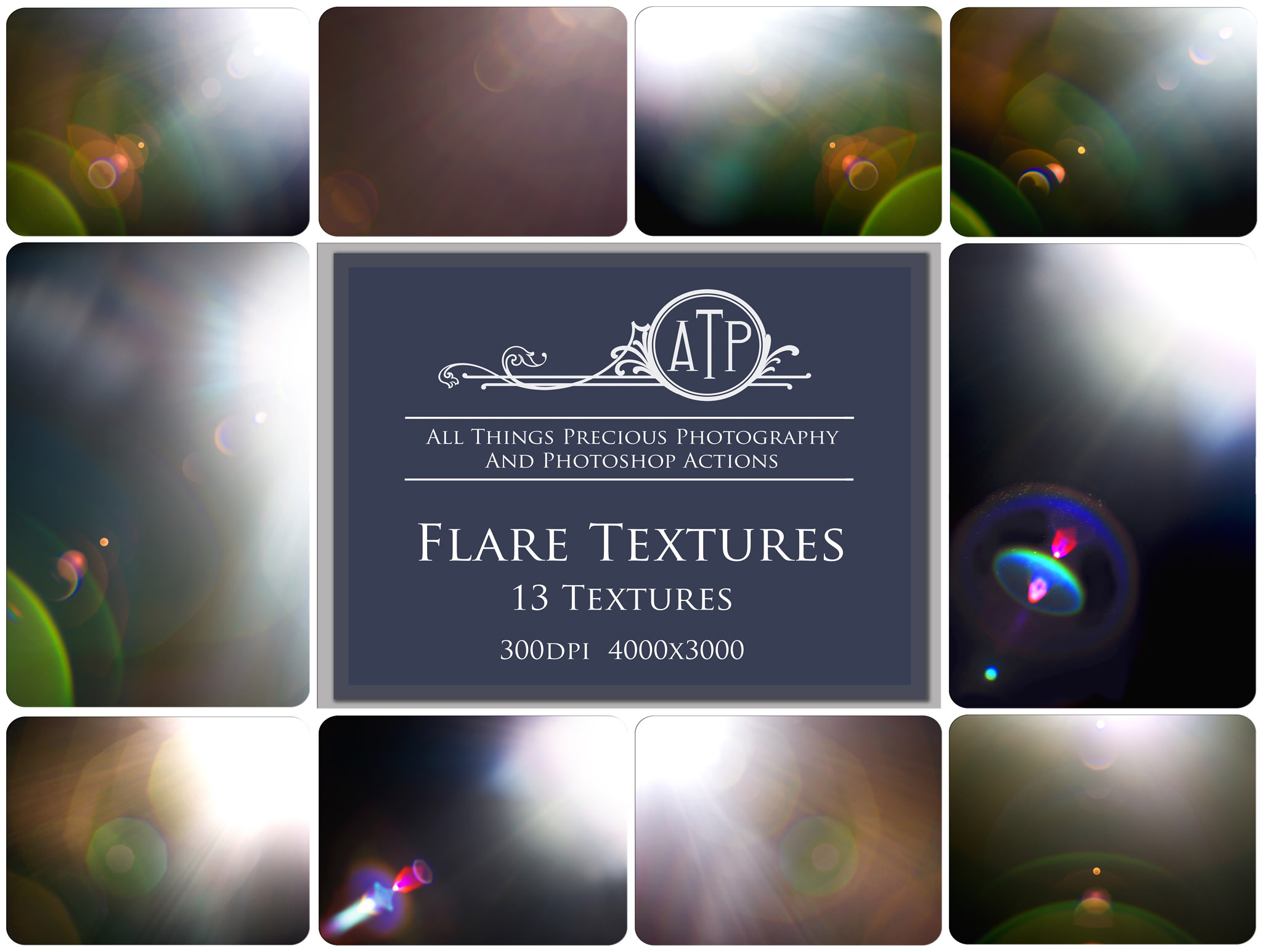 Sun Flare Textures/Overlays SET 1