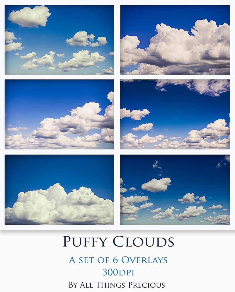 Puffy Clouds Set by ATPTextures on DeviantArt