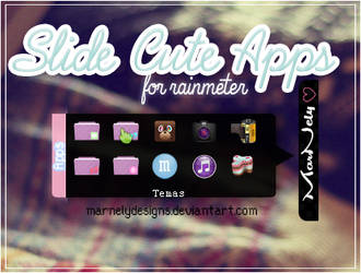 Slide Cute Apps for Rainmeter